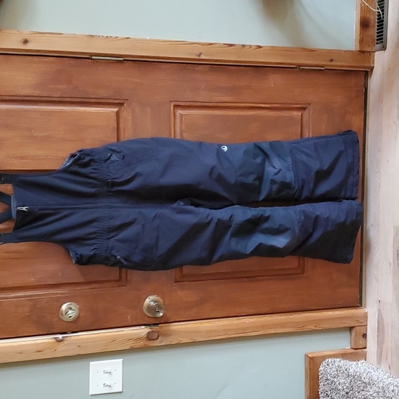 Lands' End Squall "Grow" Sz. L Black Snowpants - Picture 6 of 8